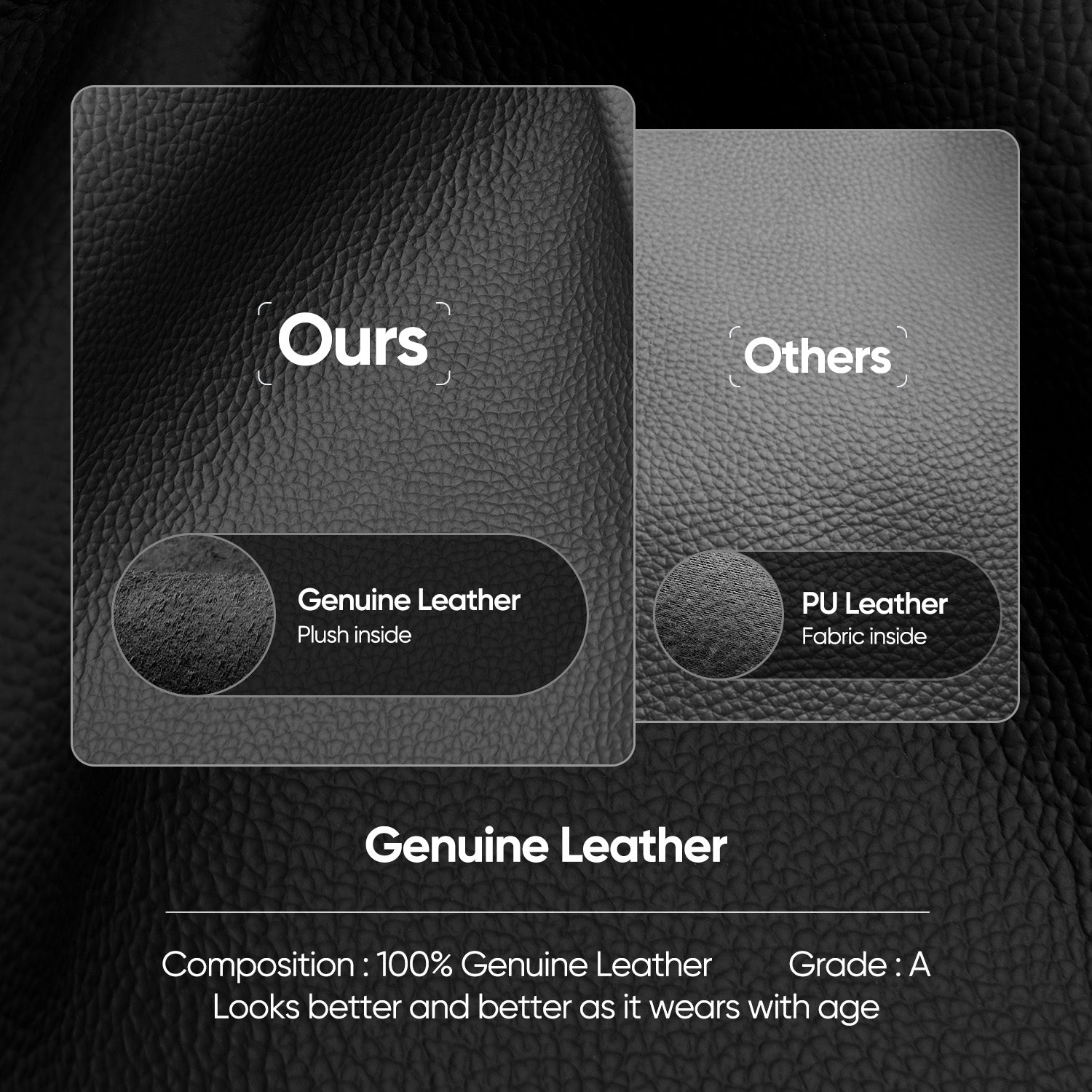 Ribbed Office Chair - Mid Back - Black