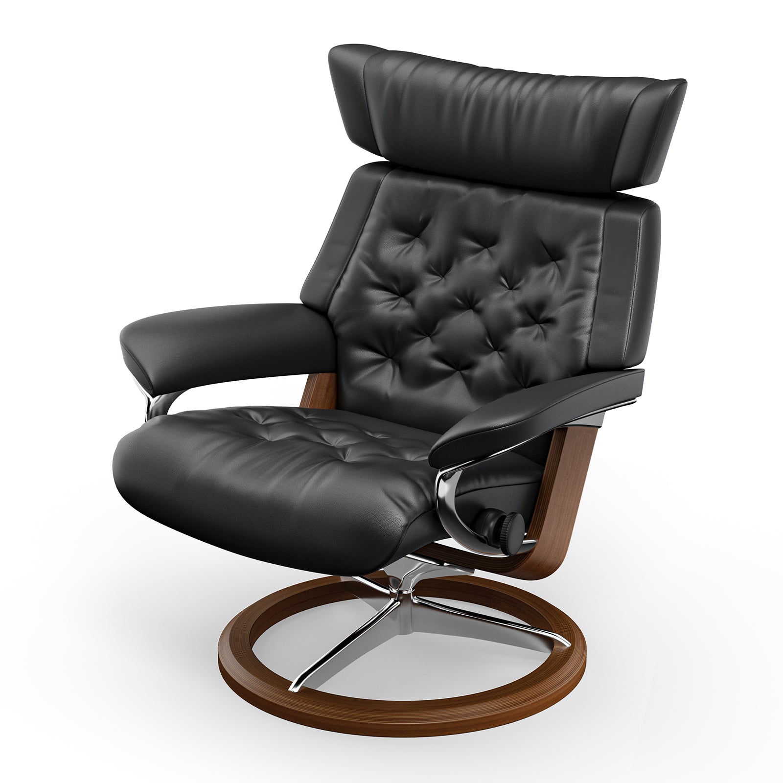 Chaise Lounge Chair with Ottoman