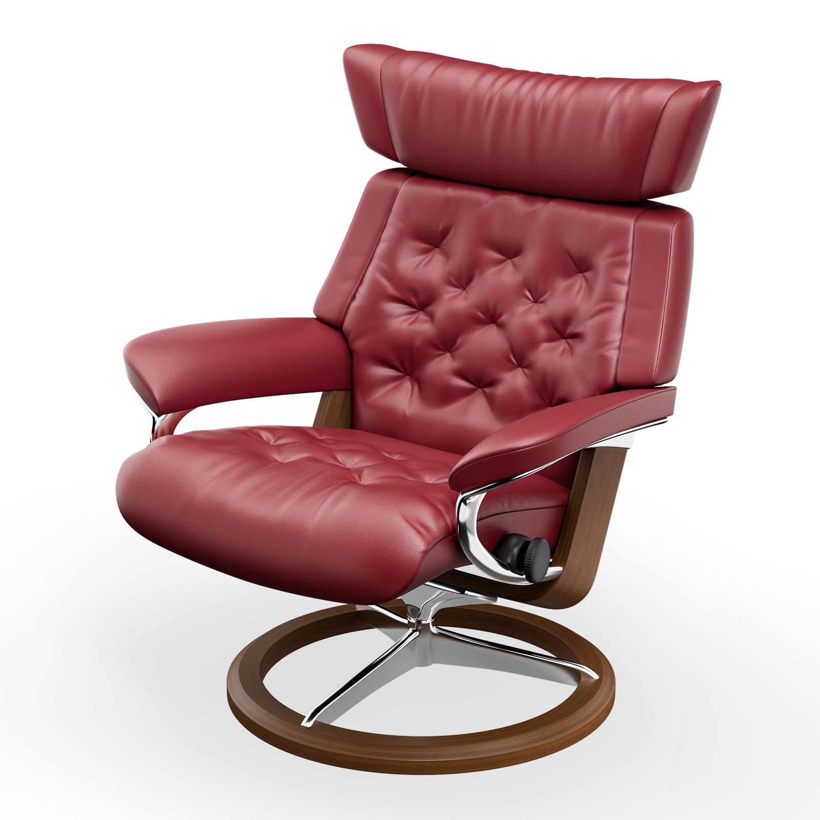 Chaise Lounge Chair with Ottoman