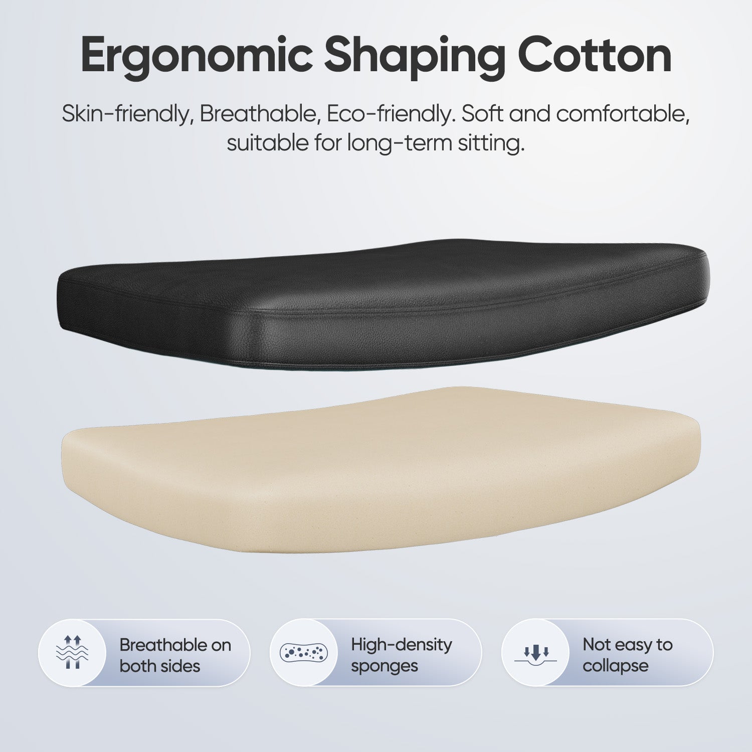 Ribbed Office Chair - Mid Back - Black