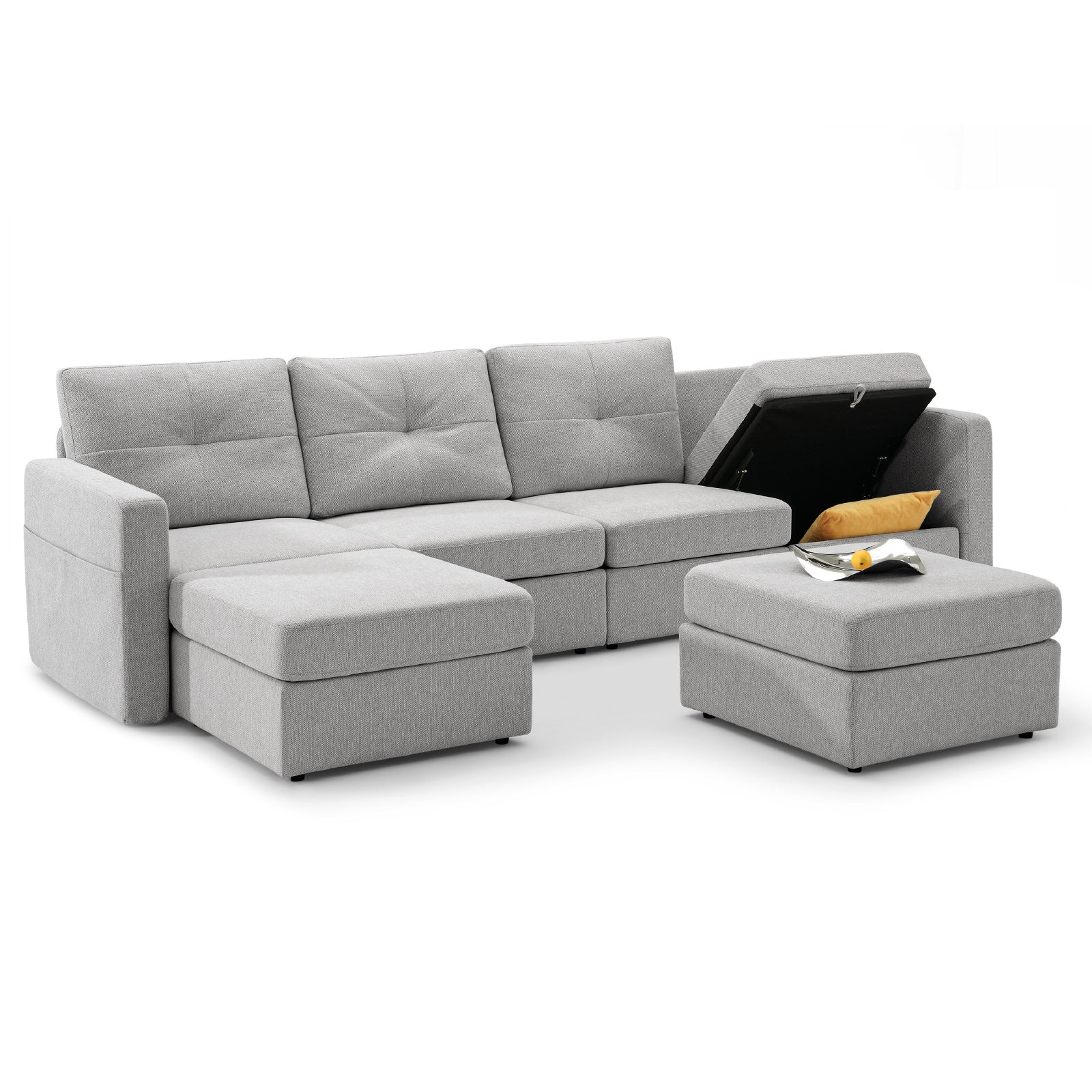 6 Seats Modular Couch-Vorthio