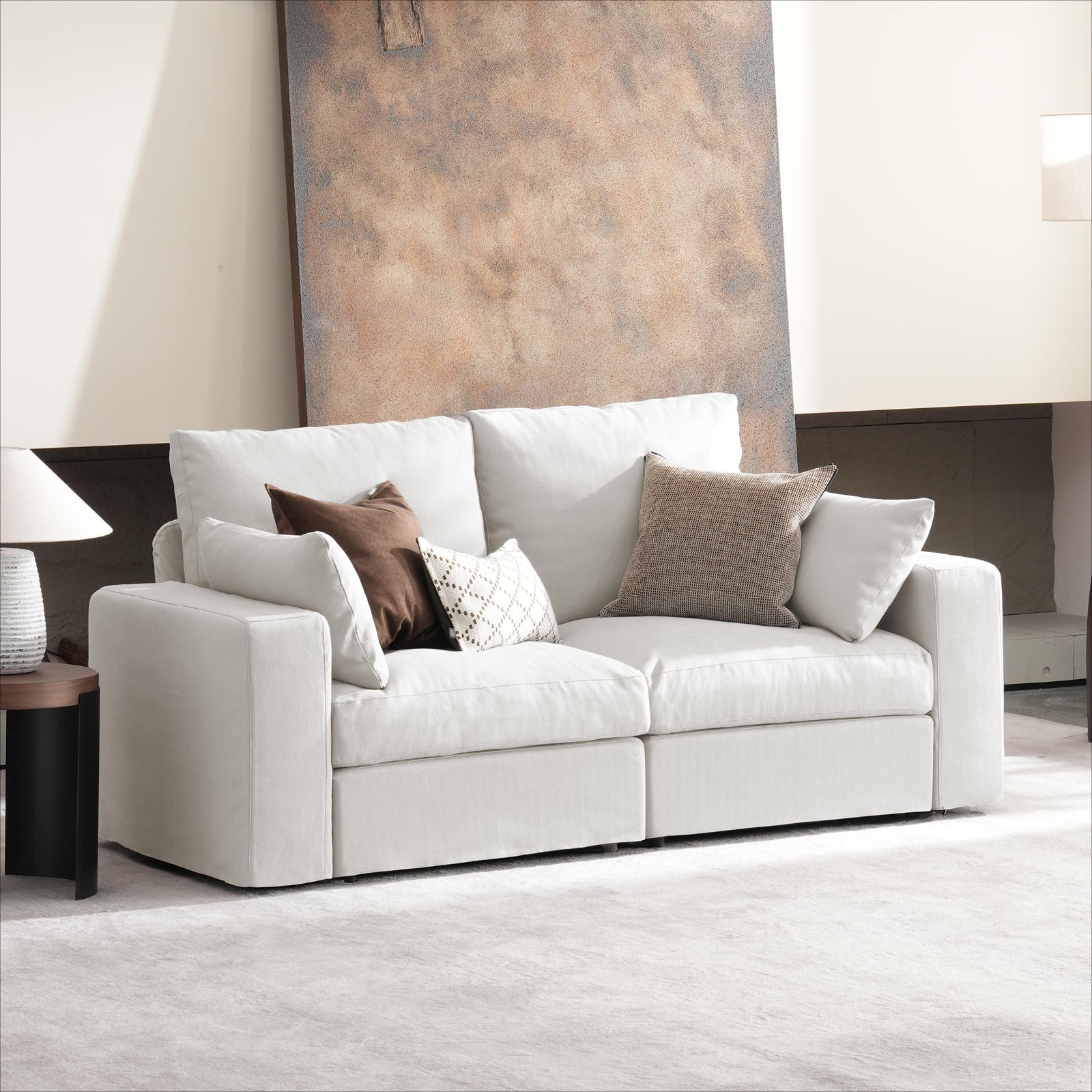 2 Seats Cloud Modular Couch - Vorthio