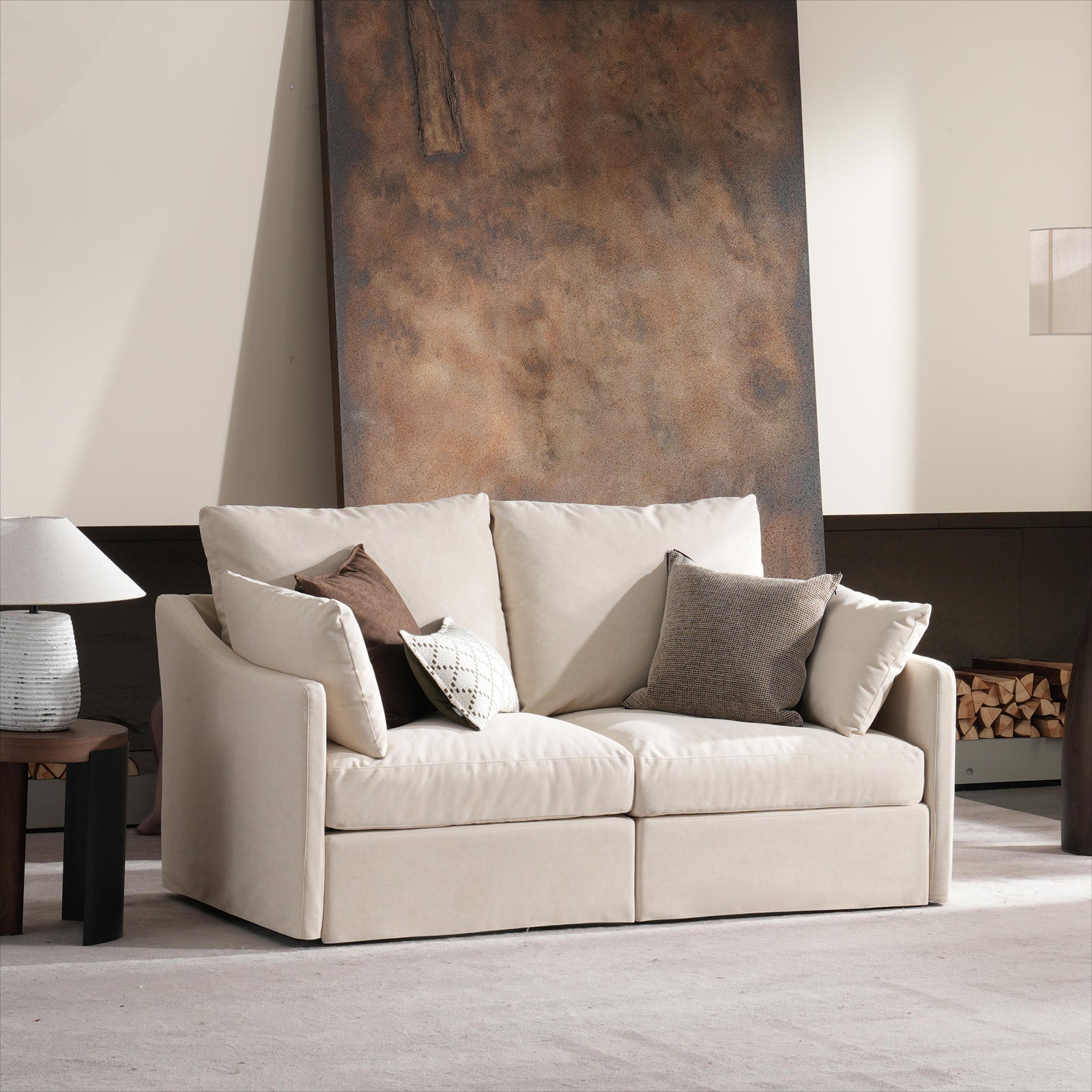 2 Seats Cloud Modular Sofa - Vorthio