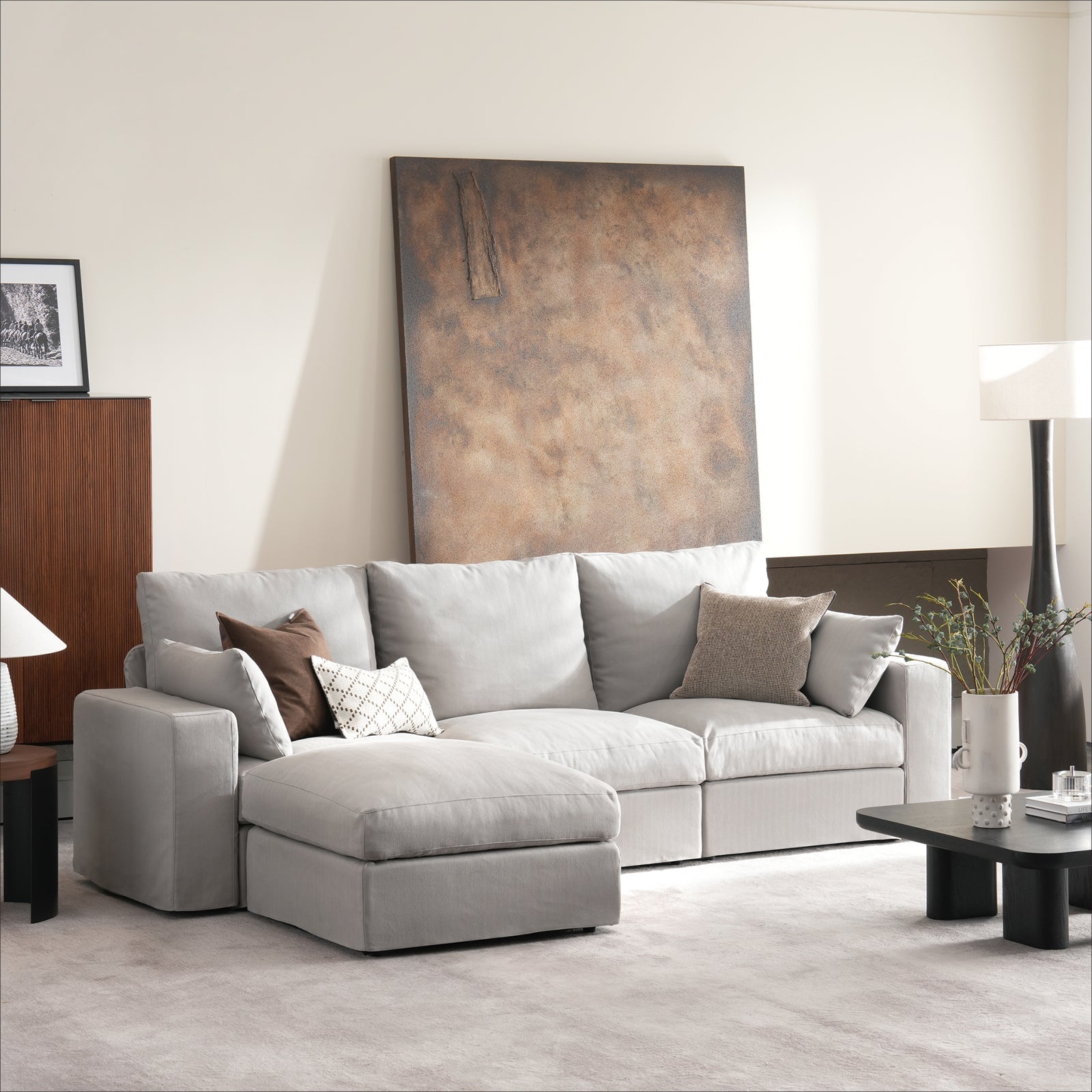 4 Seats Cloud Modular Couch - Vorthio