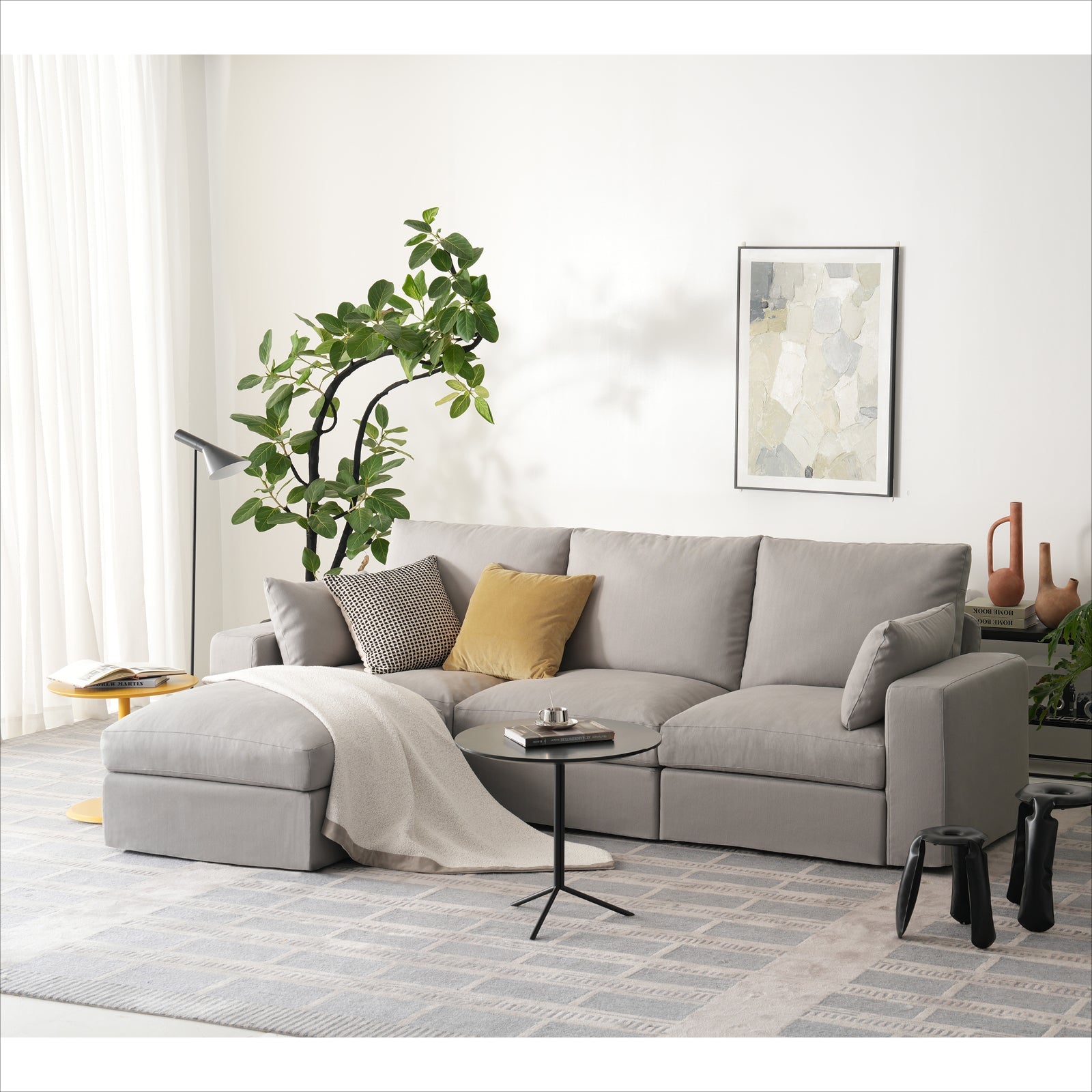 4 Seats Cloud Modular Couch - Vorthio