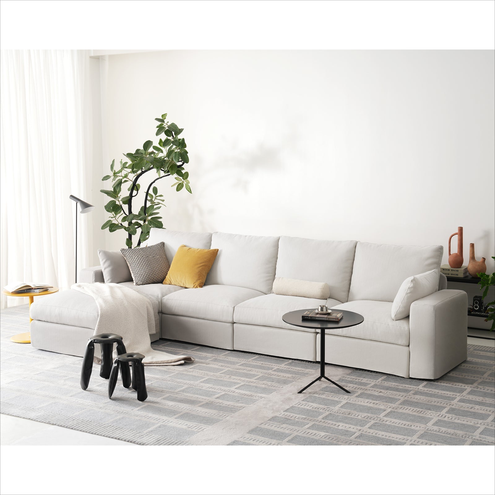 5 Seats Cloud Modular Couch - Vorthio