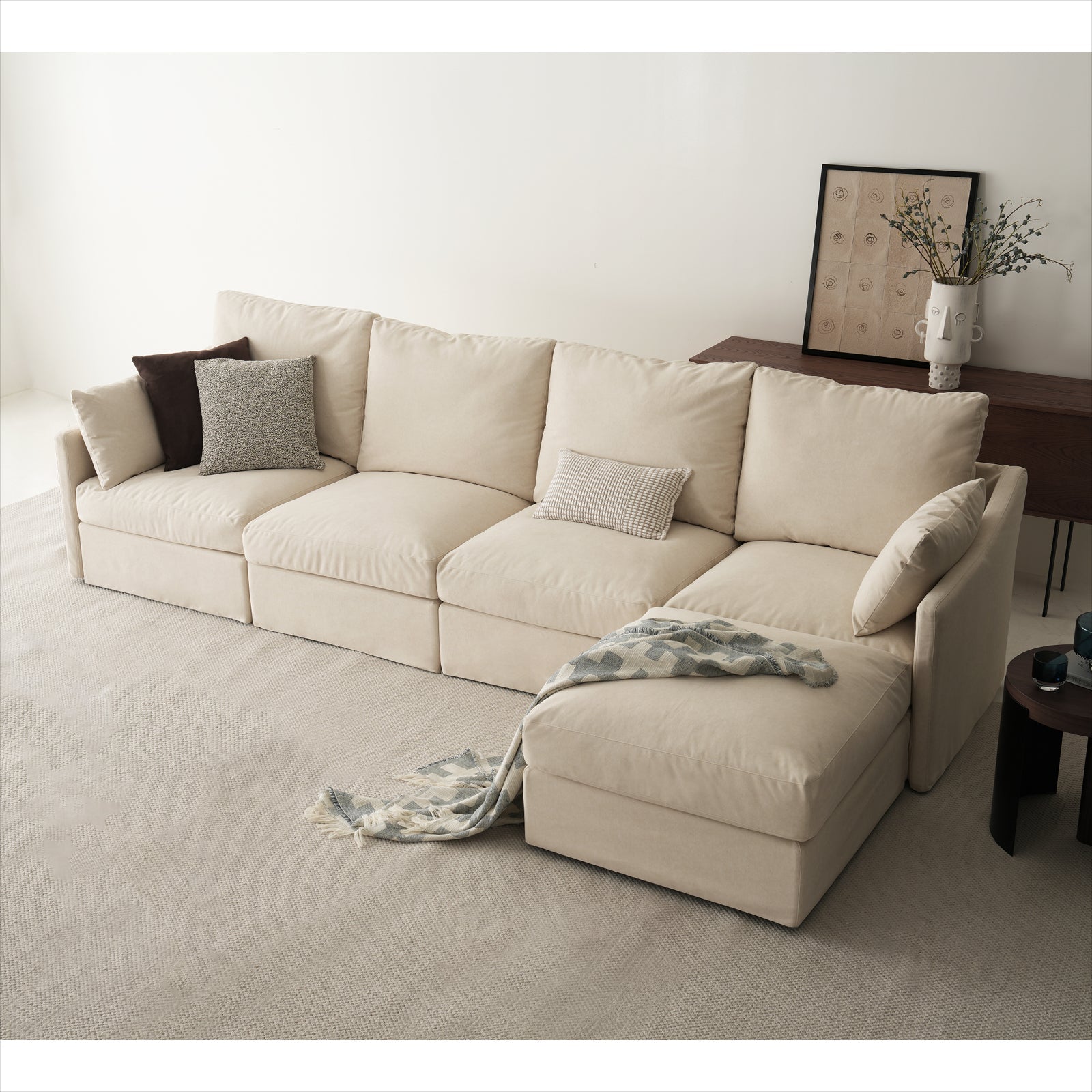 5 Seats Cloud Modular Sofa - Vorthio