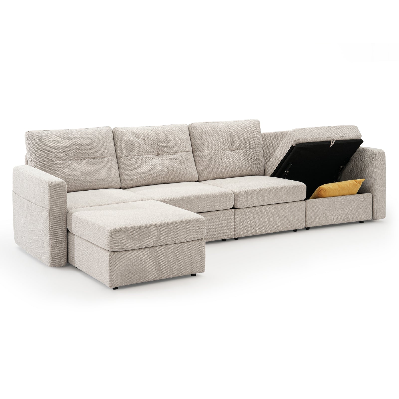 5 Seats Modular Couch - Vorthio
