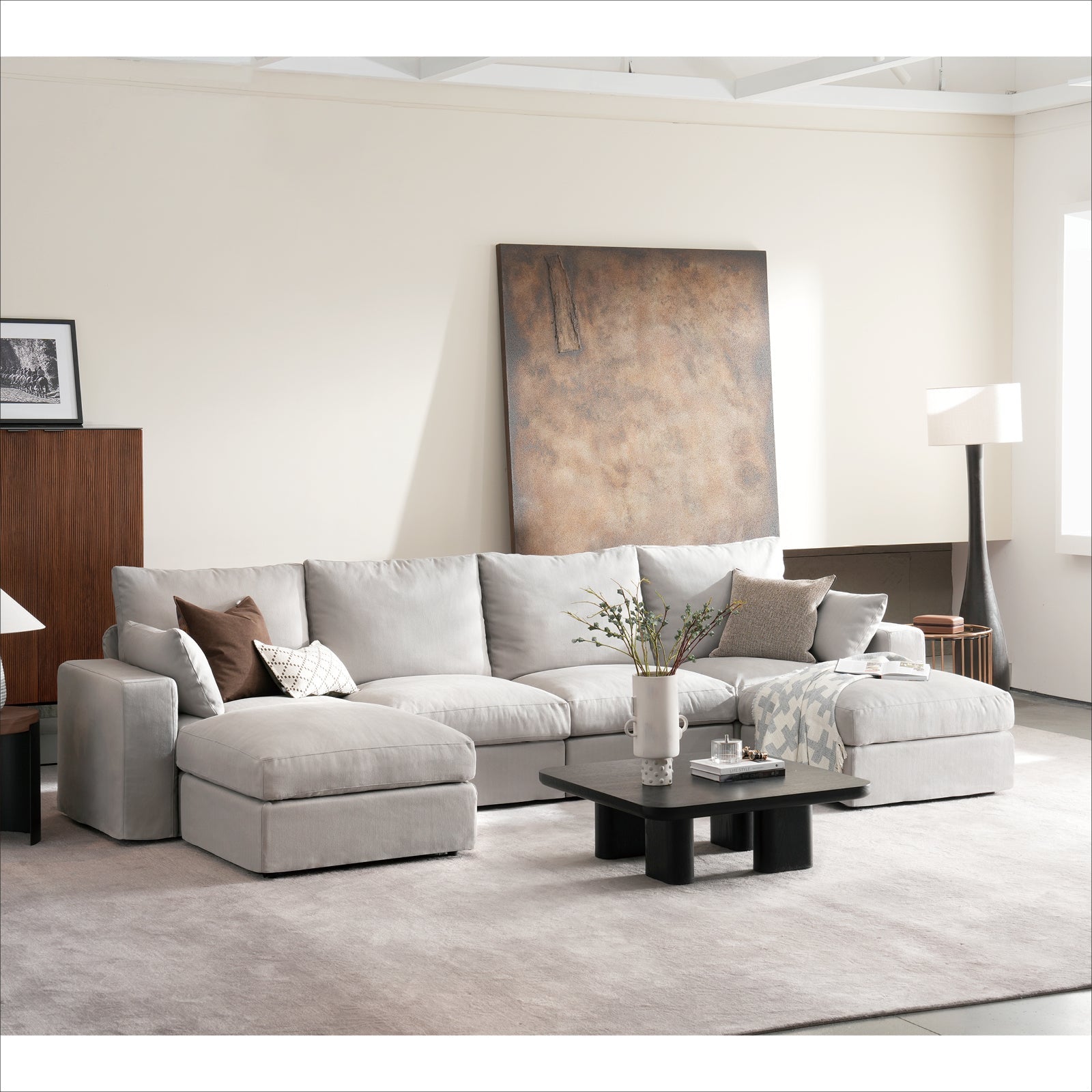 6 Seats Cloud Modular Couch - Vorthio