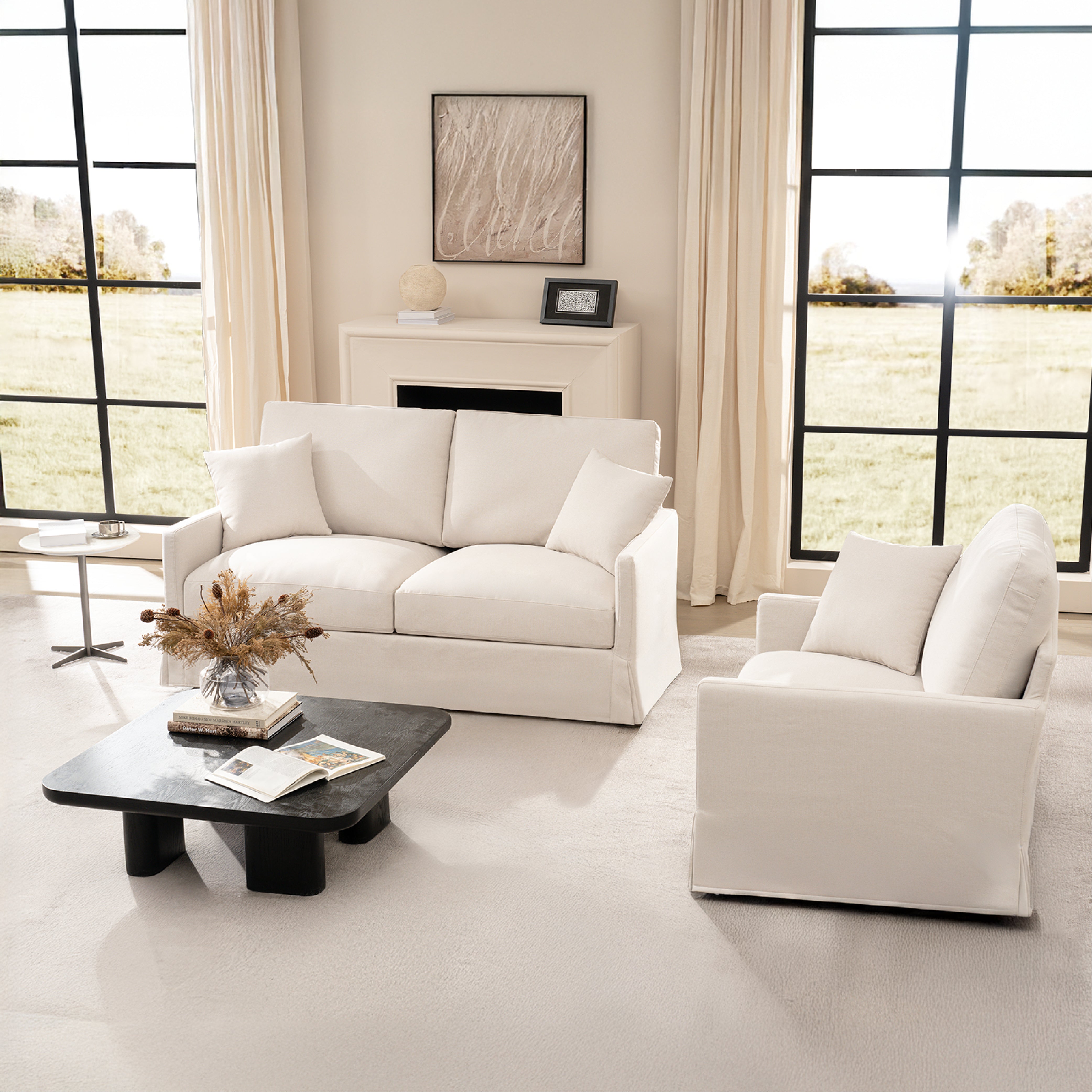Cloud Couch 1+2 Set 3 Seater - Vorthio