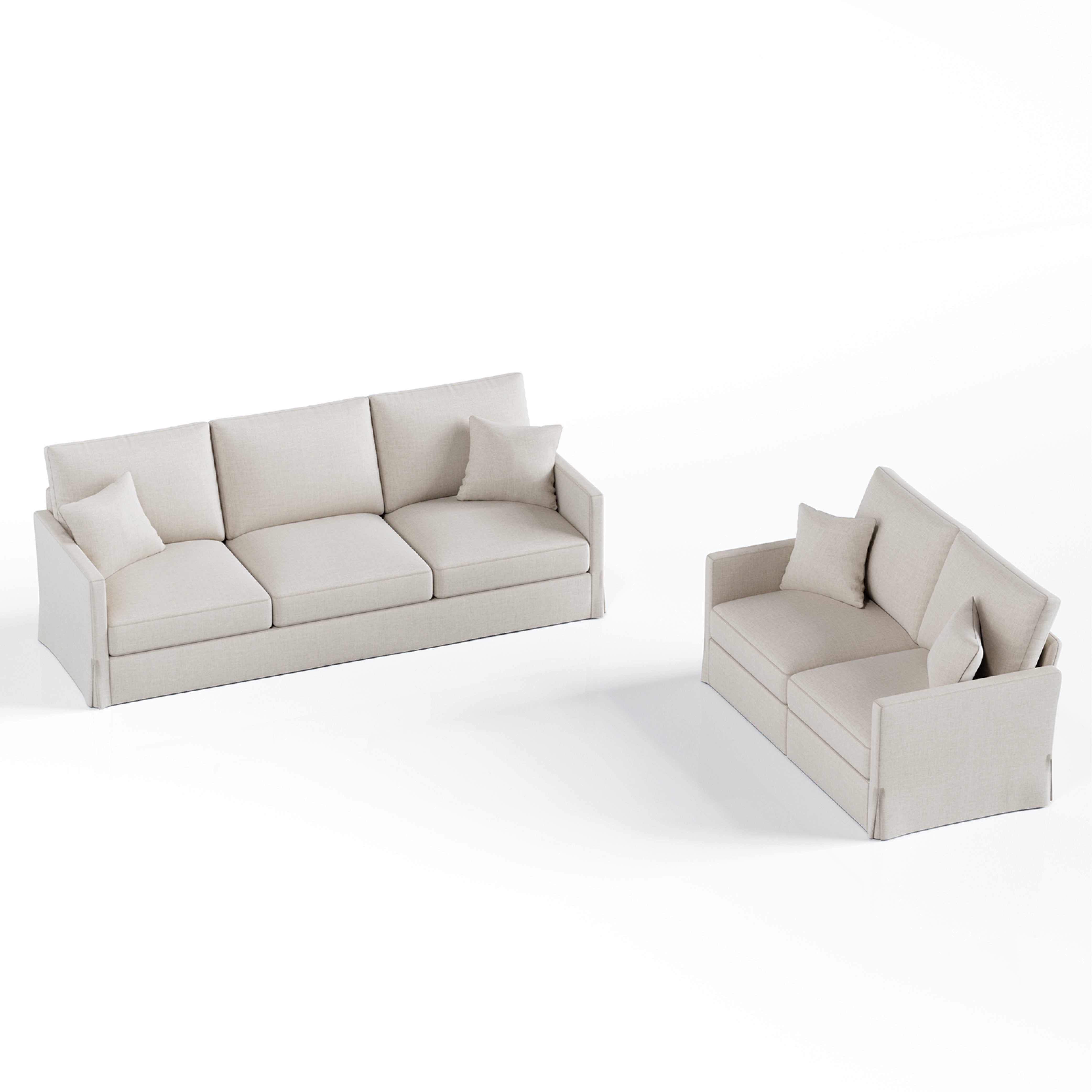 Cloud Couch 2+3 Set 5 Seater - Vorthio