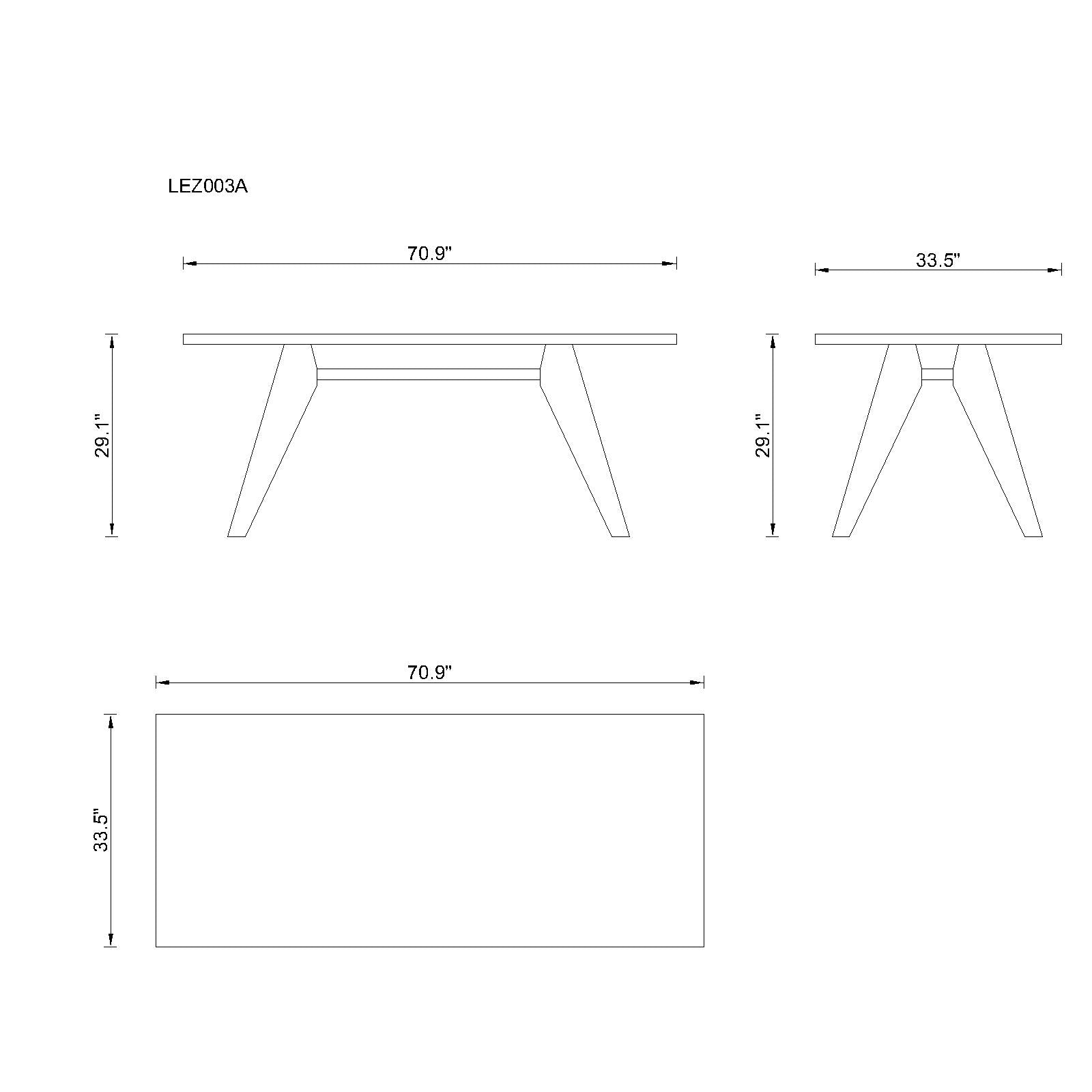 Table S.A.M Bois - Vorthio