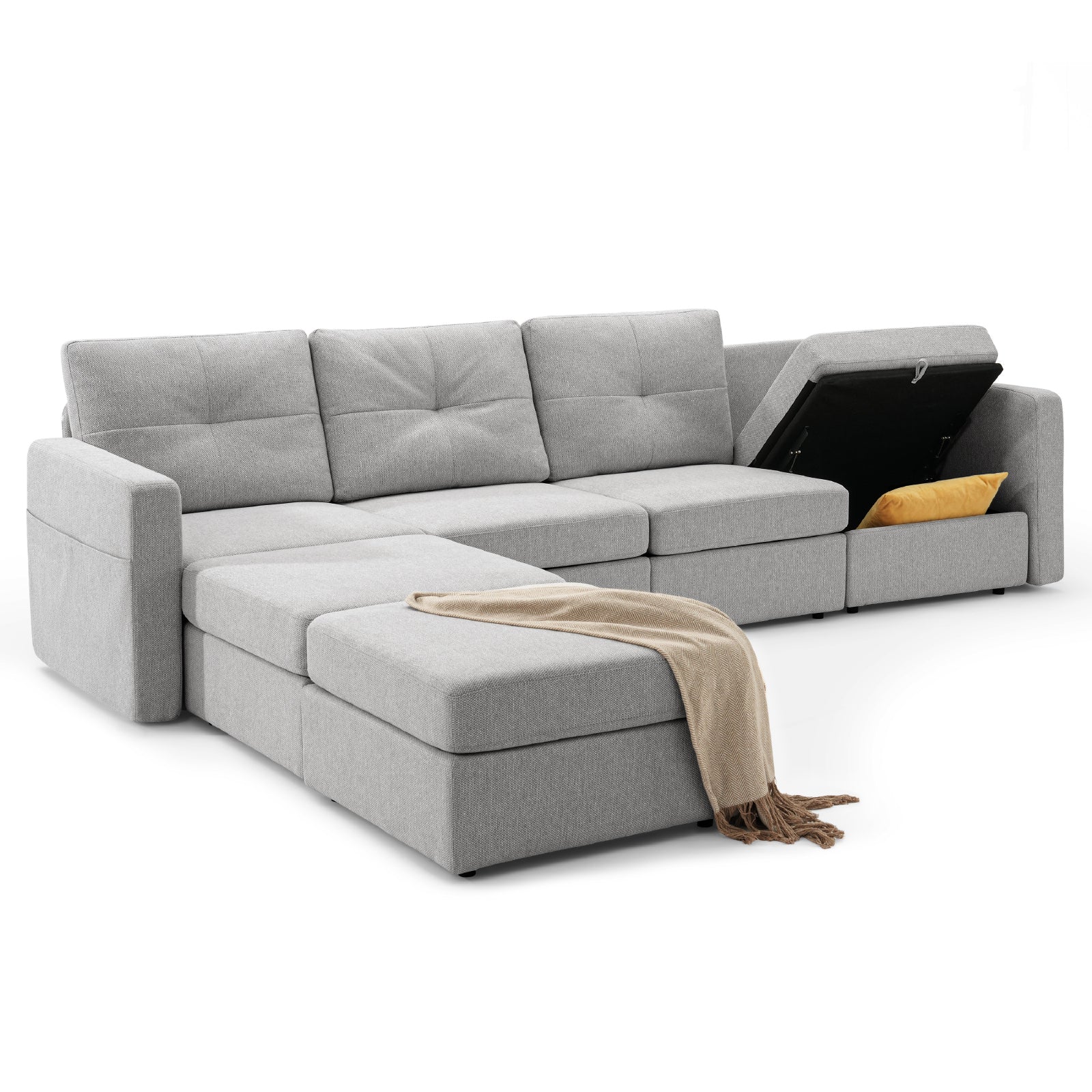 6 Seats Modular Couch-Vorthio