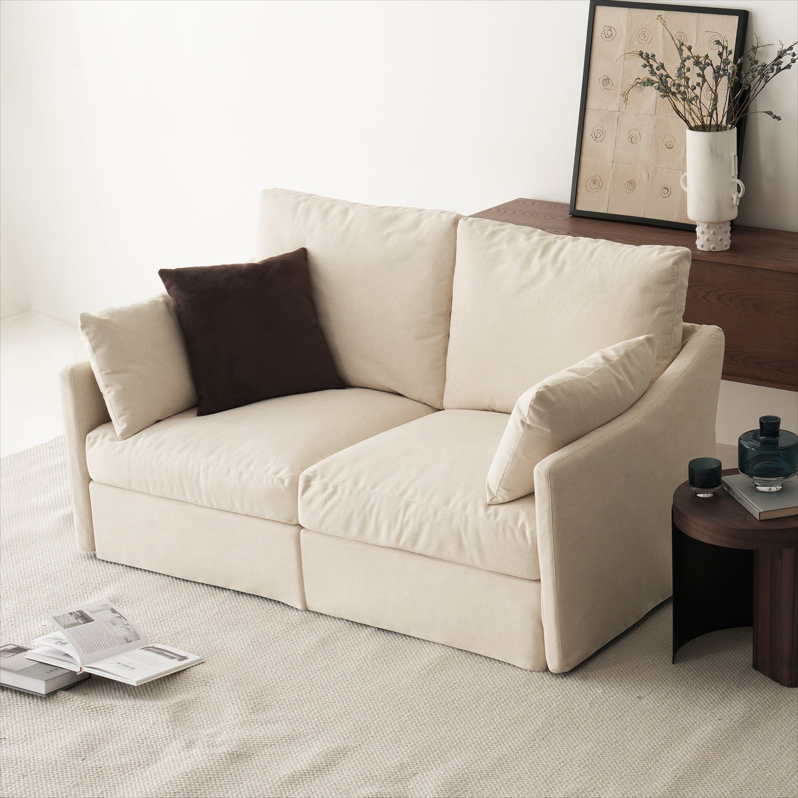 2 Seats Cloud Modular Sofa - Vorthio