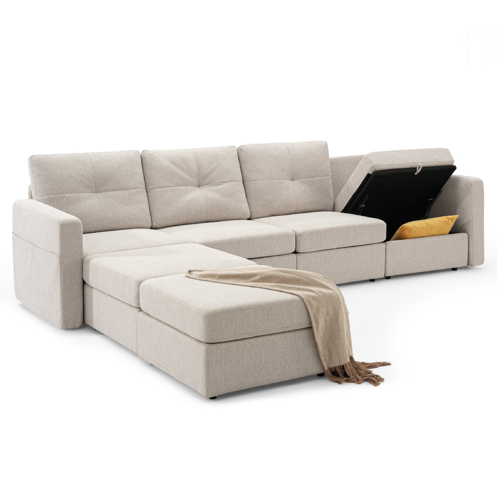 6 Seats Modular Couch-Vorthio