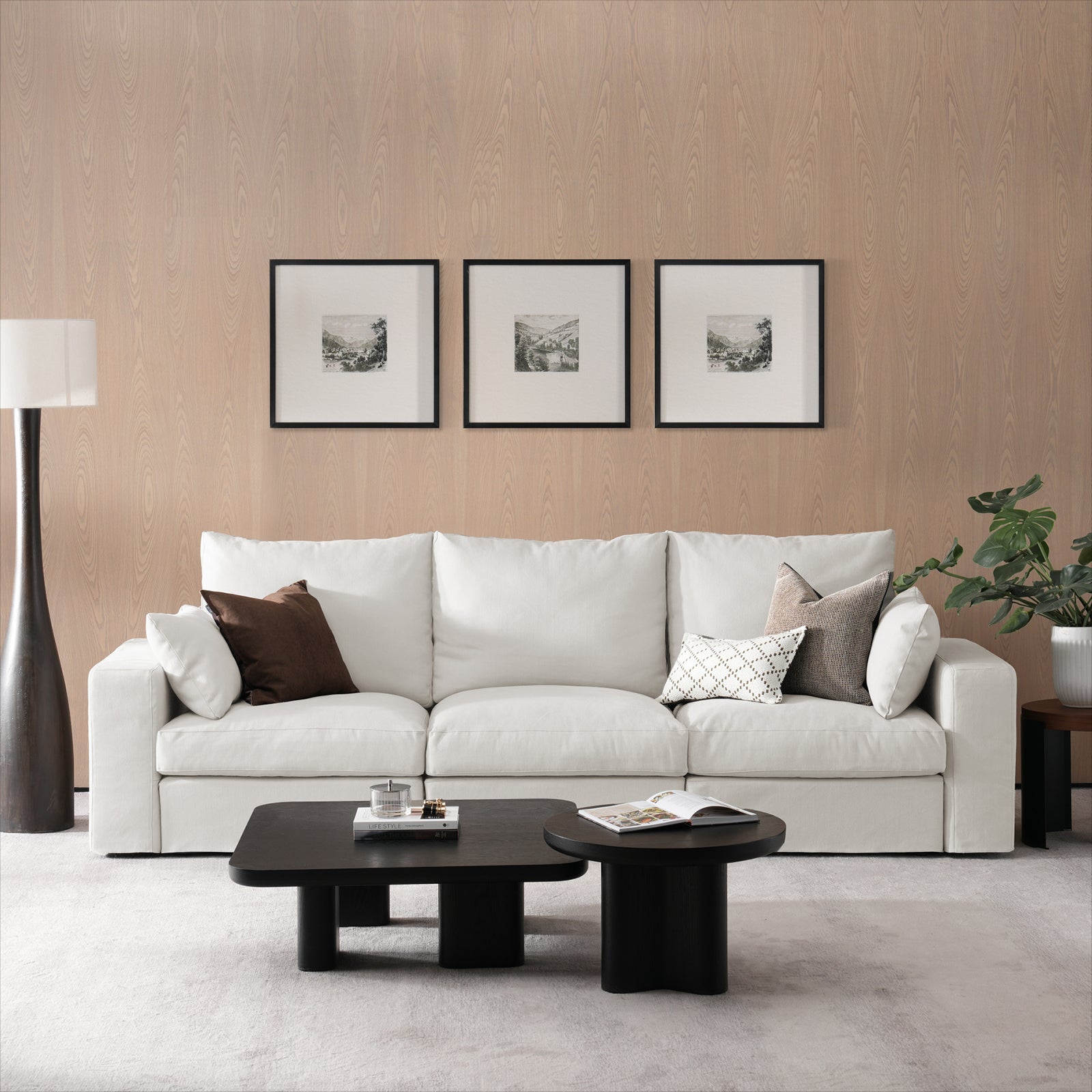 3 Seats Cloud Modular Couch - Vorthio