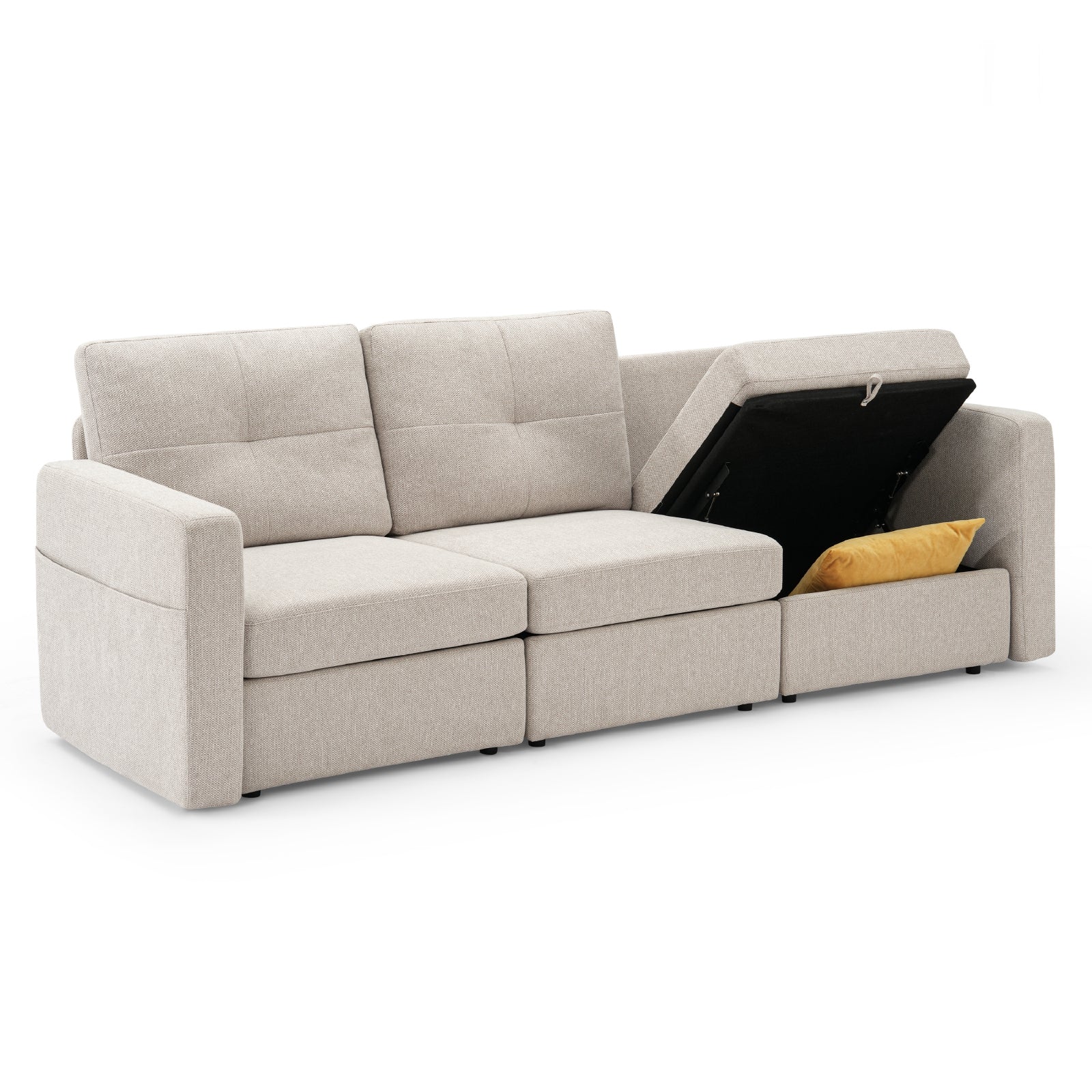 3 Seats Modular Couch - Vorthio