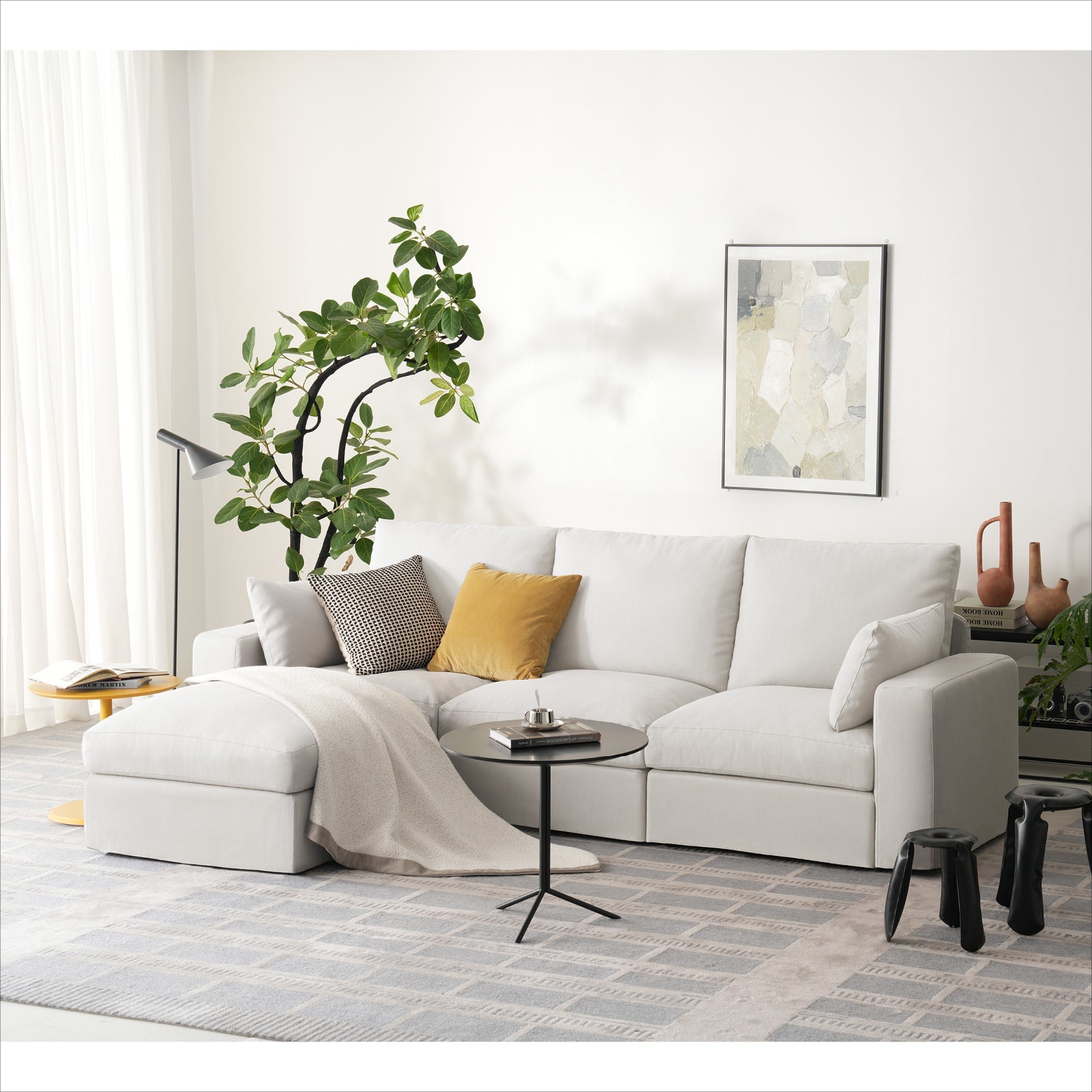 4 Seats Cloud Modular Couch - Vorthio