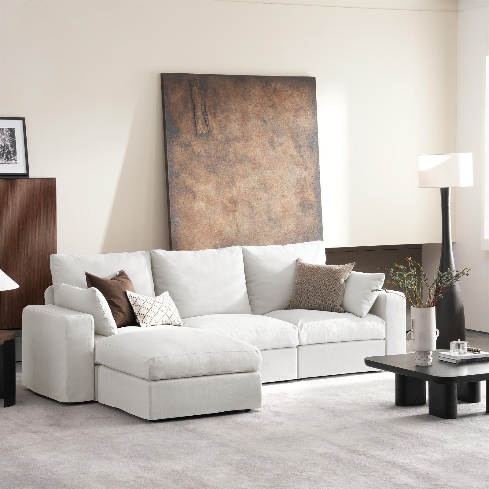 4 Seats Cloud Modular Couch - Vorthio