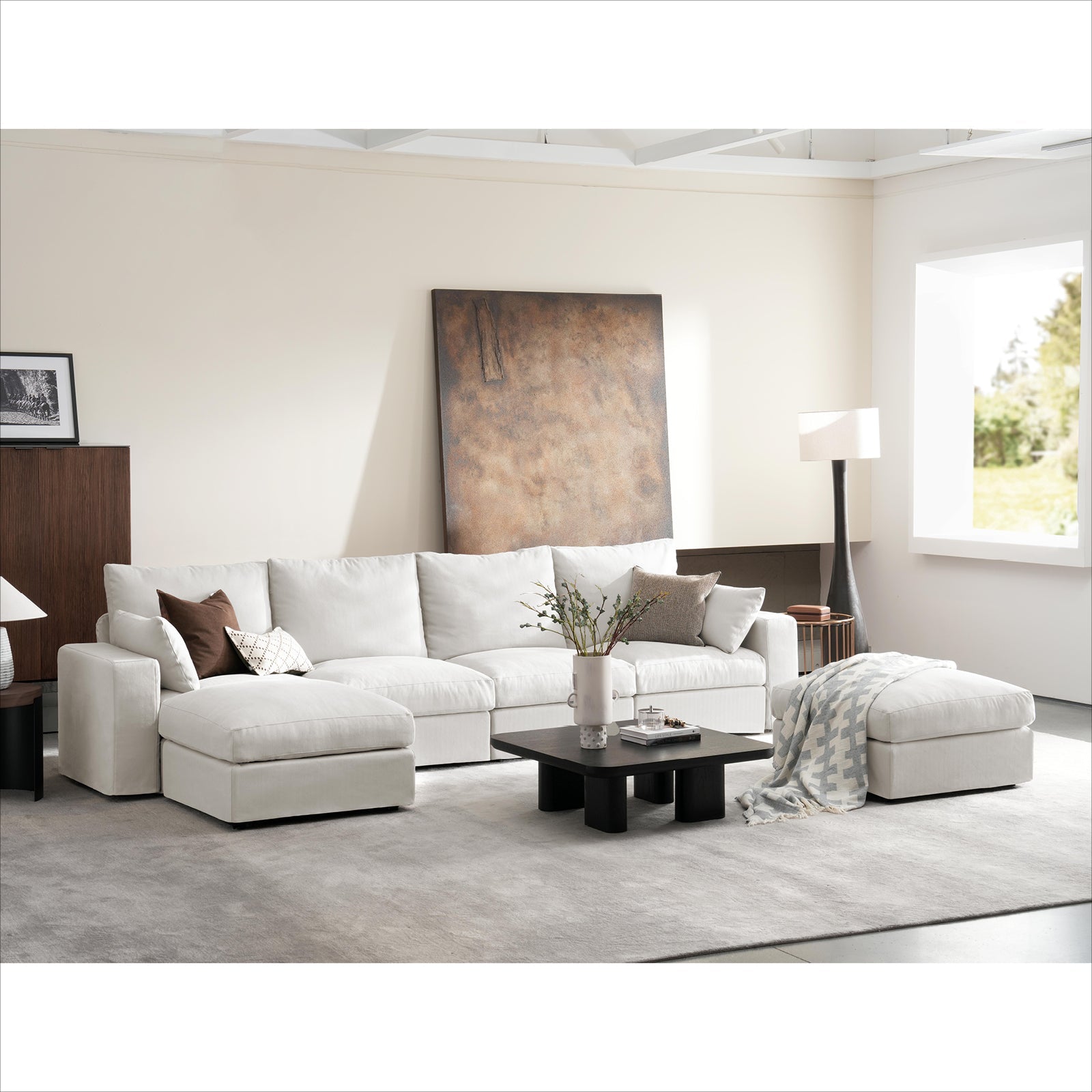 5 Seats Cloud Modular Couch - Vorthio