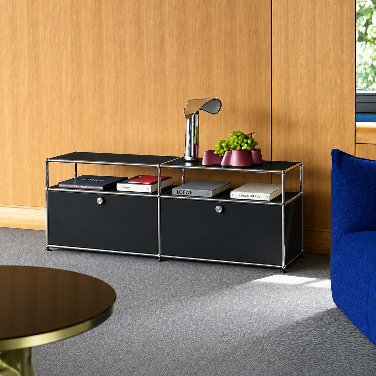 60" Modular Metal Storage Cabinet media (O2)