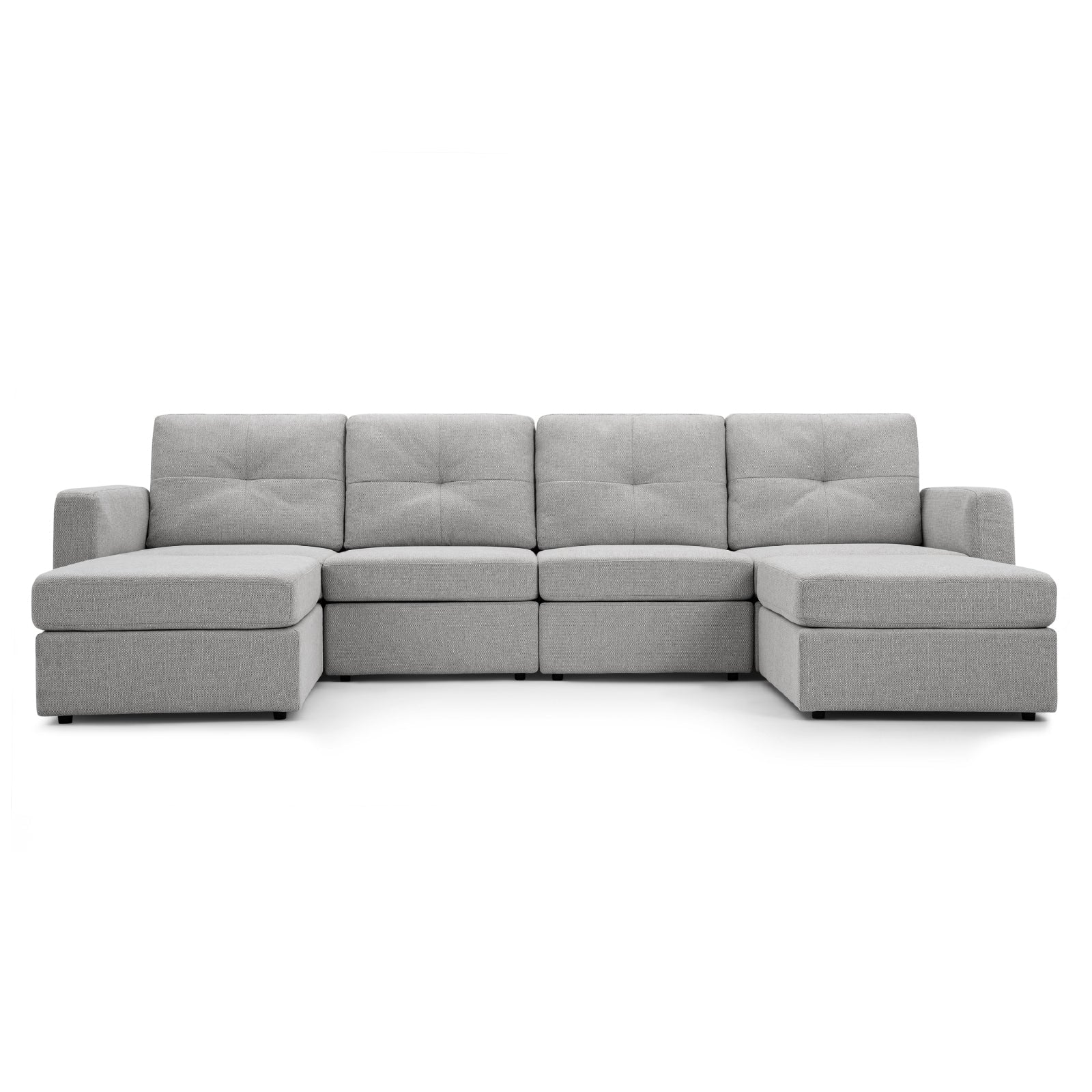 5+2 Set 7 Seaters Sofa with Ottomans - Vorthio