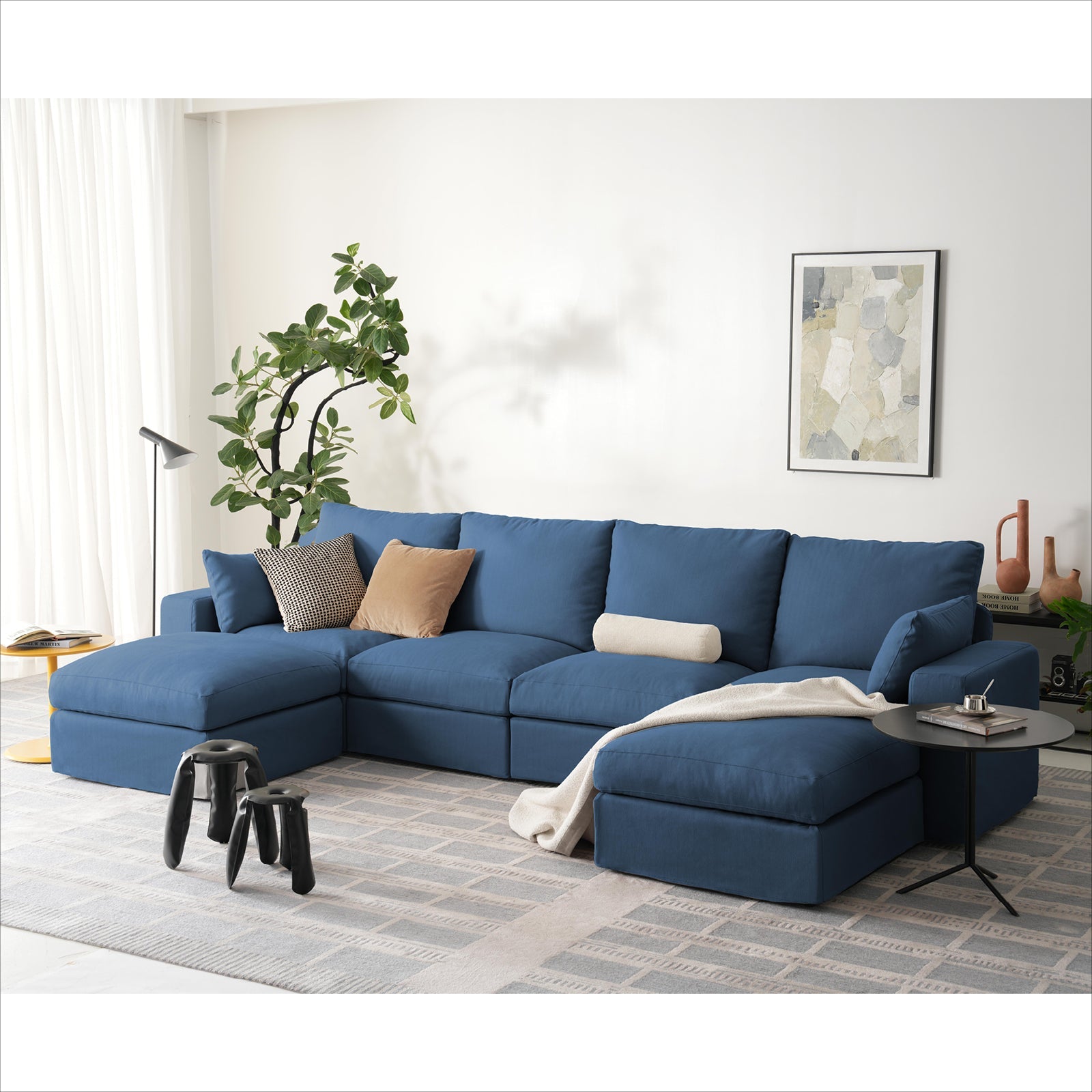 6 Seats Cloud Modular Couch - Vorthio