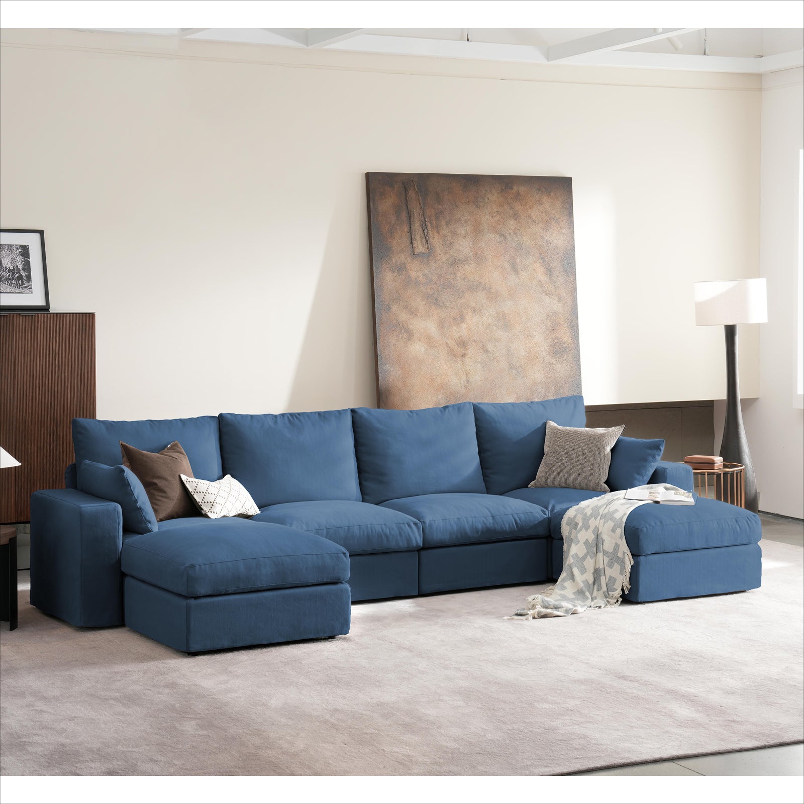 6 Seats Cloud Modular Couch - Vorthio