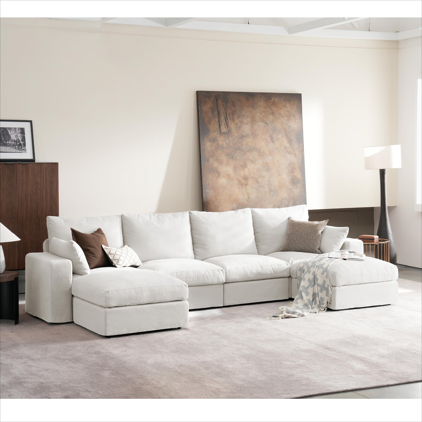 6 Seats Cloud Modular Couch - Vorthio