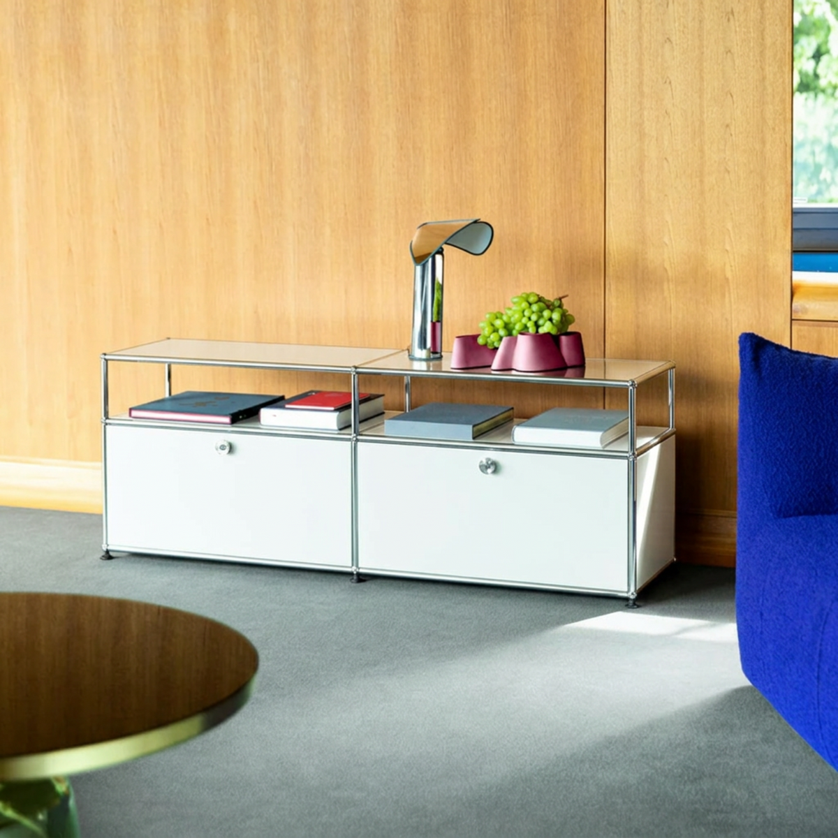 60" Modular Metal Storage Cabinet media (O2)