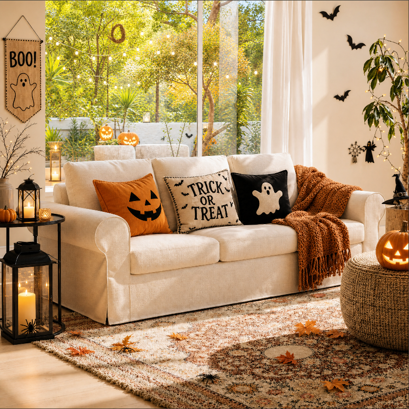 89" Farmhouse 3-Seater Sofa, Deep Seat Couch with High Back Support, Washable Removable Cover, Rolled Arms, Beige