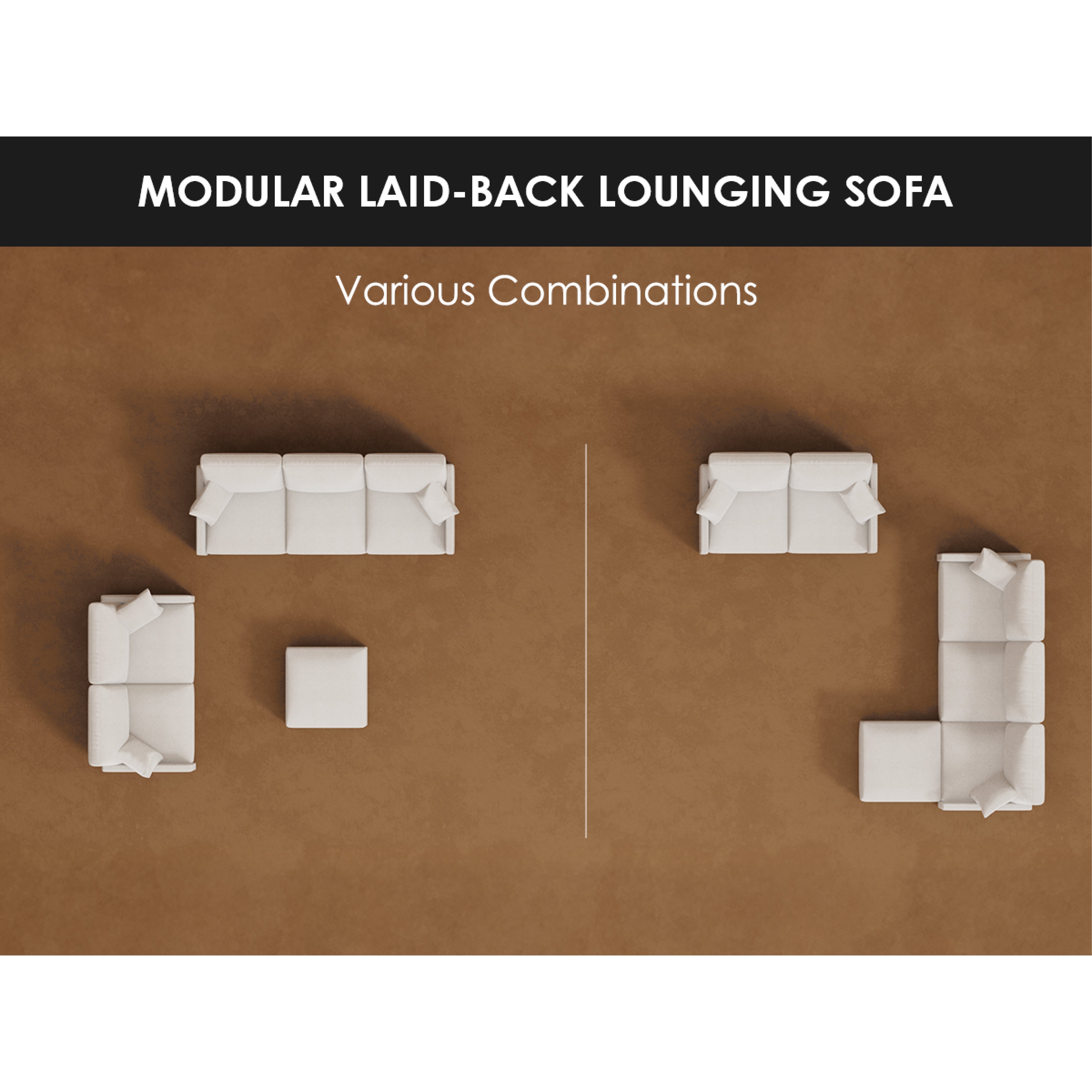 Cloud Couch 1+2+3 Set 6 Seater - Vorthio