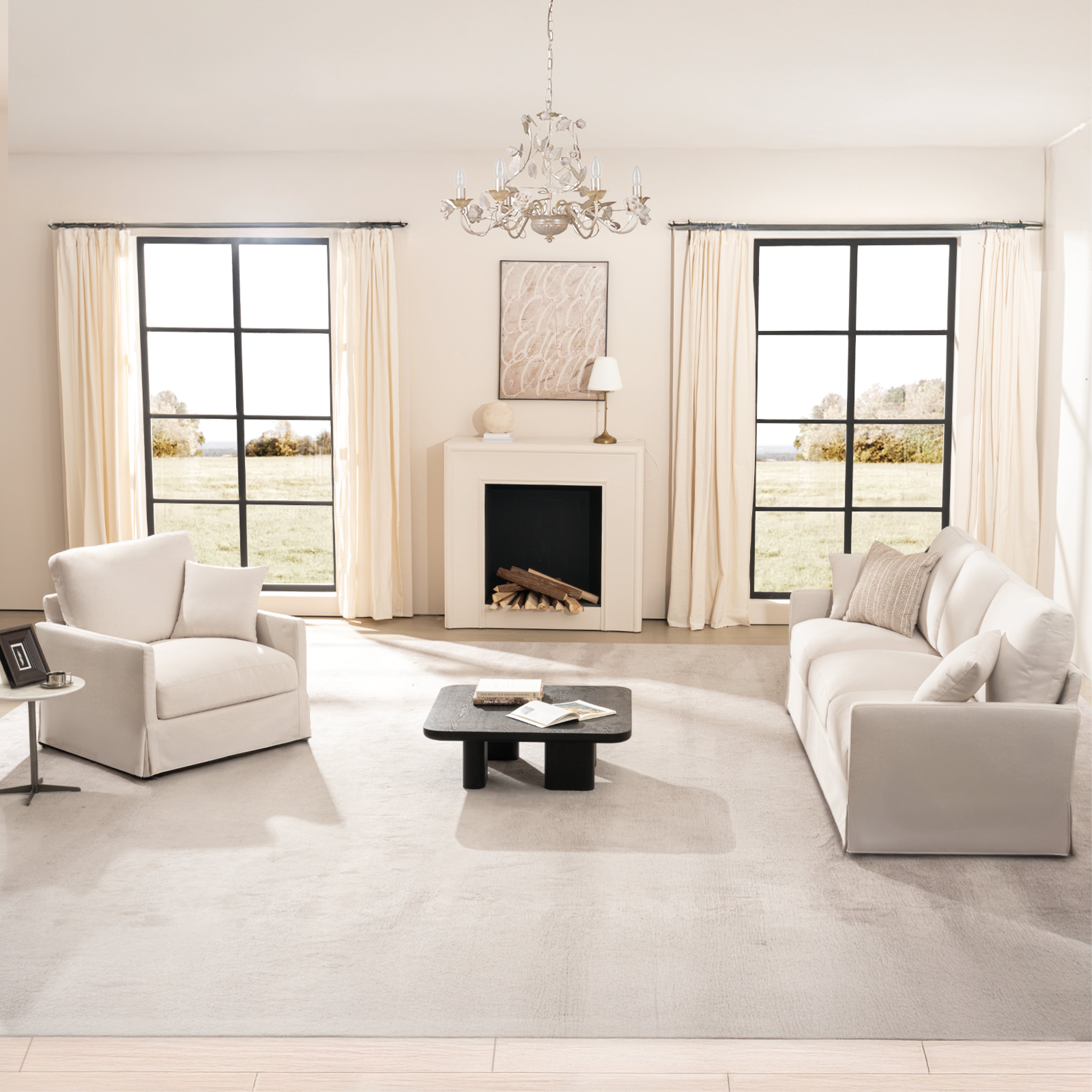 Cloud Couch 1+3 Set 4 Seater - Vorthio