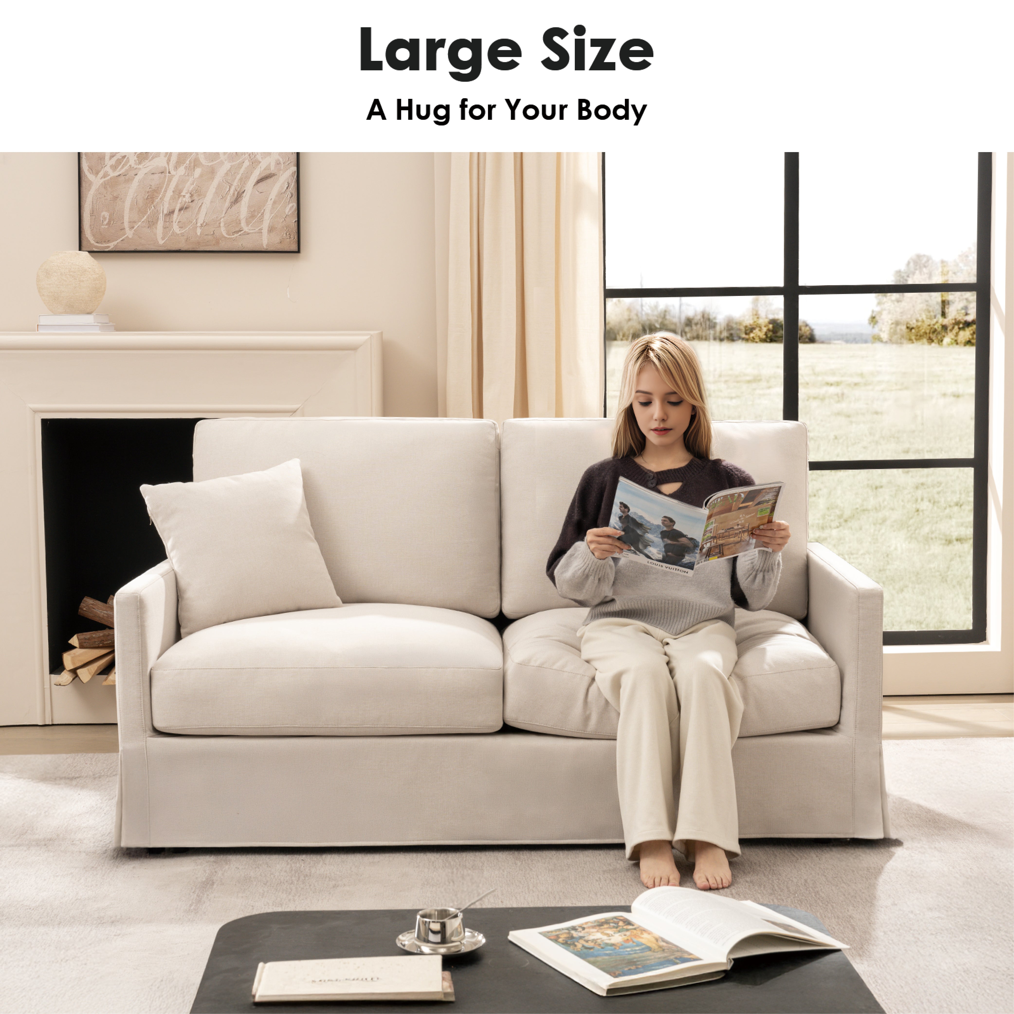 Cloud Couch 70.9" Width Loveseat - Vorthio