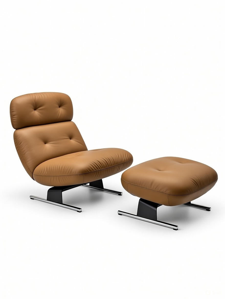 Balance Armchair with Ottoman