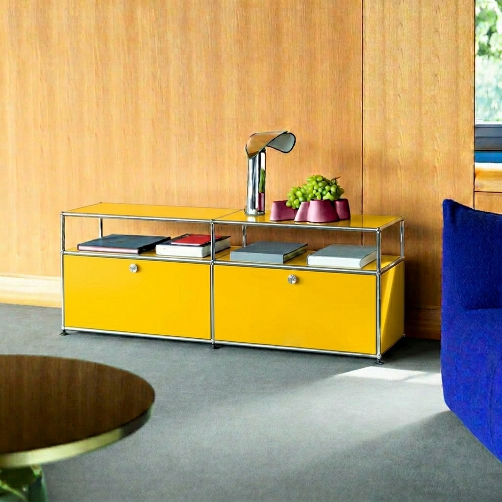 60" Modular Metal Storage Cabinet media (O2)