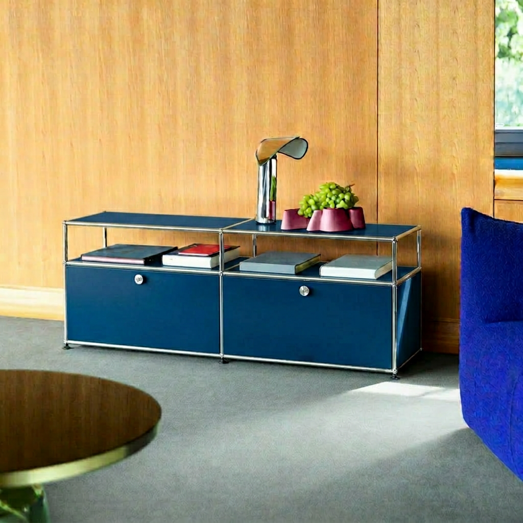 60" Modular Metal Storage Cabinet media (O2)